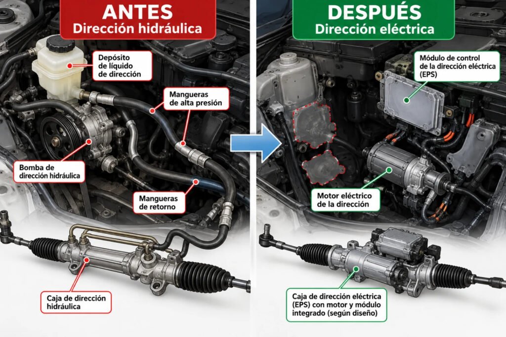 Cambiar dirección hidráulica a eléctrica: ¿conviene? | DH Marco
