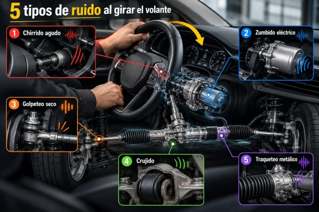 Ruido al girar el volante con dirección eléctrica | DH Marco